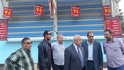 غلق منفذ بيع لحوم «مواطنون ضد الغلاء» ببلقاس