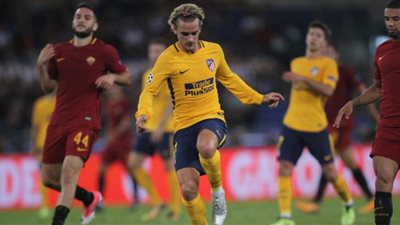 تعادل سلبي بين أتلتيكو مدريد وروما في الشوط الأول