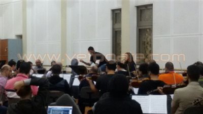 بالصور.. أنغام تبدأ بروفات حفل ختام مهرجان الموسيقى بالأوبرا