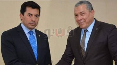 تفاصيل لقاء وزير الشباب والرياضة برئيس الجالية المصرية في باريس