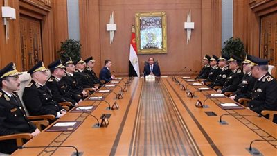 السيسي يجتمع بالمجلس الأعلى للشرطة