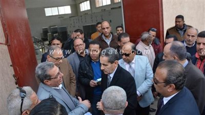 محافظ الغربية يتفقد محطة رفع الصرف الصناعي بالمشحمة بالمحلة الكبرى | صور