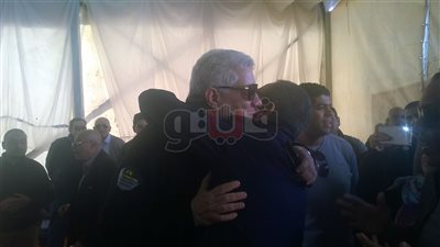 مدحت العدل يدلى بصوته في انتخابات الزمالك