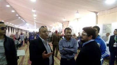 طارق السيد يدلي بصوته في انتخابات الزمالك