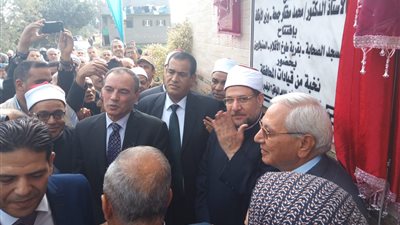وزير الأوقاف يفتح مسجد الصحابة في الدقهلية (صور)