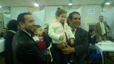 محمود معروف يدلي بصوته في انتخابات الزمالك