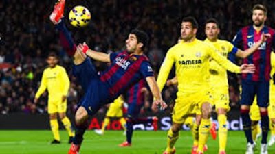 برشلونة يتعادل سلبيا مع فياريال في الشوط الأول