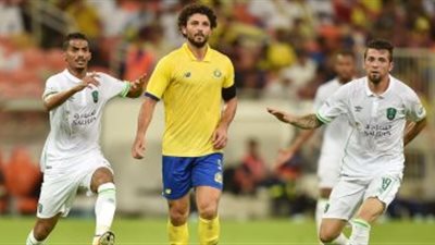 النصر يفوز على الاتحاد في كلاسيكو السعودية بمشاركة حسام غالي