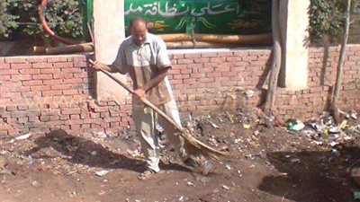 بالصور.. حملة نظافة بالوحدة المحلية ببهناي برعاية رئيس المدينة