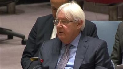 جريفيث: القرارات الدولية ومشاورات الكويت أساس حل الأزمة في اليمن