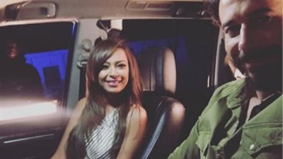 داليا مصطفى وأحمد السعدني في كواليس «الكارما»