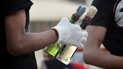 أهالي الشيخ زايد يسلمون 26 زجاجة مولوتوف لأمن الإسماعيلية