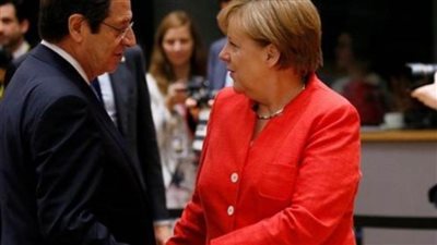الرئيس القبرصي يدعو ميركل للضغط على أردوغان لوقف الحفر قبالة ساحل قبرص