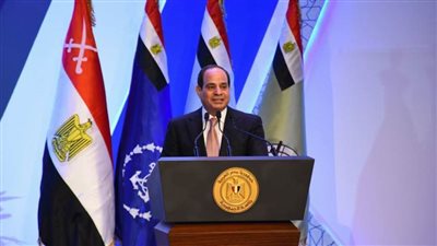 تفاصيل كلمة السيسي في عيد الشرطة 68