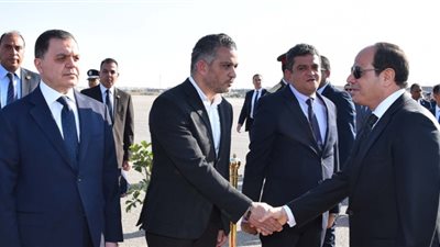 السيسي يتقدم الجنازة العسكرية للعميد ساطع النعماني (فيديو وصور)