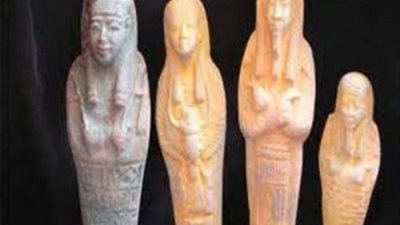 ضبط 18 قطعة أثرية بحوزة شخصين في المنيا