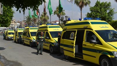 «إسعاف الإسماعيلية» ترسل 15 سيارة لنقل مصابي مسجد الروضة بالعريش