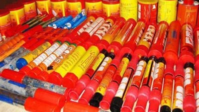 ضبط 13 مليون شمروخ وألعاب نارية داخل حاوية بميناء بورسعيد