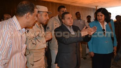 بالصور.. محافظ الإسماعيلية يتفقد تنفيذ مداخل ومخارج نفق الثلاثيني