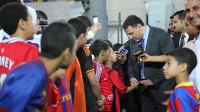 بالصور.. ياسين يفتتح أعمال تطوير مركز شباب السيدة نفيسة