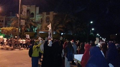 مسيرة ليلية لعناصر الإرهابية بدمياط الجديدة