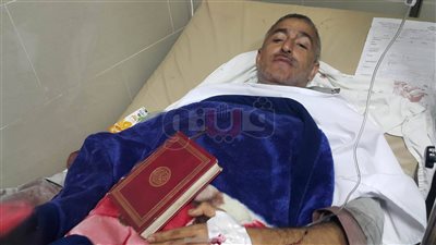 مصاب بحادث الروضة: فقدت نجلي وأريد دفني بجواره (صورة)