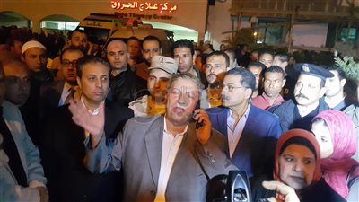 محافظ الإسماعيلية للمصابين: «هناخد بتاركم»