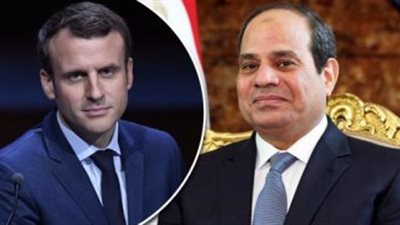 رئيس فرنسا يؤكد للسيسي تكثيف التعاون مع مصر لمكافحة الإرهاب