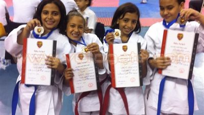 بالصور.. الشمس يحصد المراكز الأولى ببطولة القاهرة للكاراتيه