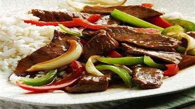 شرائح اللحم مع الخضراوات على الطريقة الفرنسية