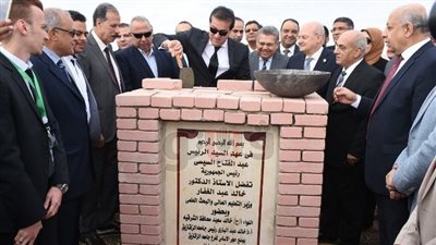 وزير التعليم العالي يضع حجر أساس فرع جامعة الزقازيق بـ«العاشر»