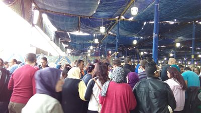 مشرف انتخابات نادي الشمس يوقف التصويت ربع ساعة