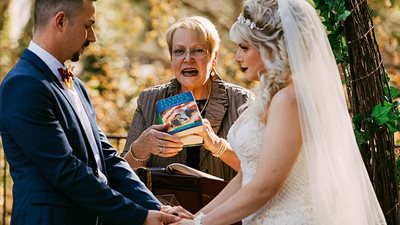 حفل زفاف سحري على طريقة «هاري بوتر» (صور)