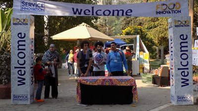 «مهرجان الأكل المصري» يجذب عشرات الزوار لحديقة الأسماك (صور)