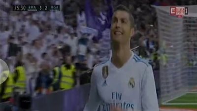 رونالدو يتقدم بالهدف الثالث لـ«ريـال مدريد» في مالاجا (فيديو)