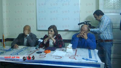 بالفيديو والصور.. جميلة إسماعيل تلتقي بأعضاء الدستور في أسوان