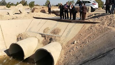 أول صور لبدء تشغيل طلمبات المراشدة لري أراضي مشروع السيسي في قنا