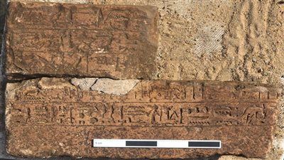 كشف أثري جديد بمعبد رع بمنطقة عرب الحصن في المطرية (صور)