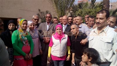 بالصور..محافظ الجيزة يتفقد شارع ترعة المريوطية