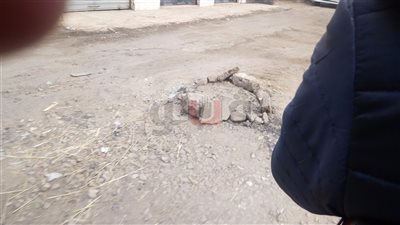 تهالك طريق «السنطة – زفتى» بسبب مشروع الصرف الصحي