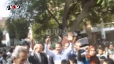 بالفيديو.. محافظ الجيزة يهتف مع طلاب مدرسة المعتمدية 