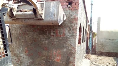 إزالة جبانة مخالفة في منشأة ناصر