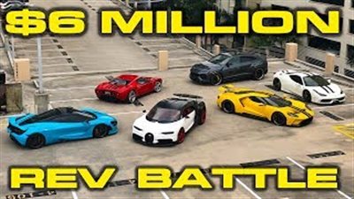 تنافس السيارات على أفضل صوت محرك (فيديو)