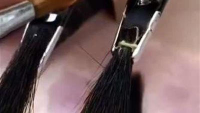 فرشة مكياج وإصبع روج آخر تقاليع الأظافر (فيديو وصور)