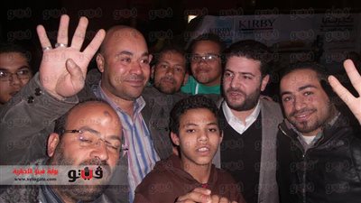 بالصور.. نجل «مرسي» يقود مسيرة لـ«الإرهابية» بالشيخ زايد