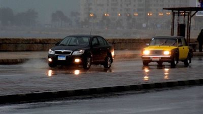 هطول أمطار خفيفة على شرق الإسكندرية