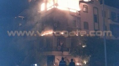 السيطرة على حريق هائل في إحدى «فيلات» رأس البر