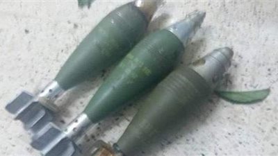 ضبط 3 قذائف هون و400 قطعة سلاح ناري وأبيض بحوزة 161 متهما بالمحافظات