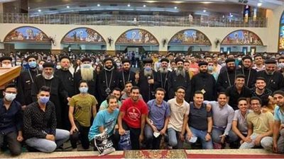 الصلاة من أجل الطلبة.. 18 كاهنا بالمنيا يقيمون قداسا خاصا من أجل طلاب الثانوية