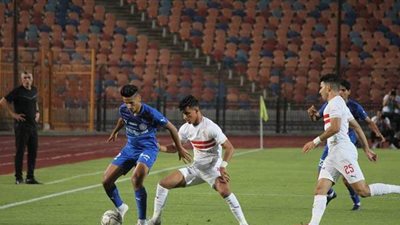 التعادل السلبي يسيطر على مباراة الزمالك وأسوان بعد 25 دقيقة | صور